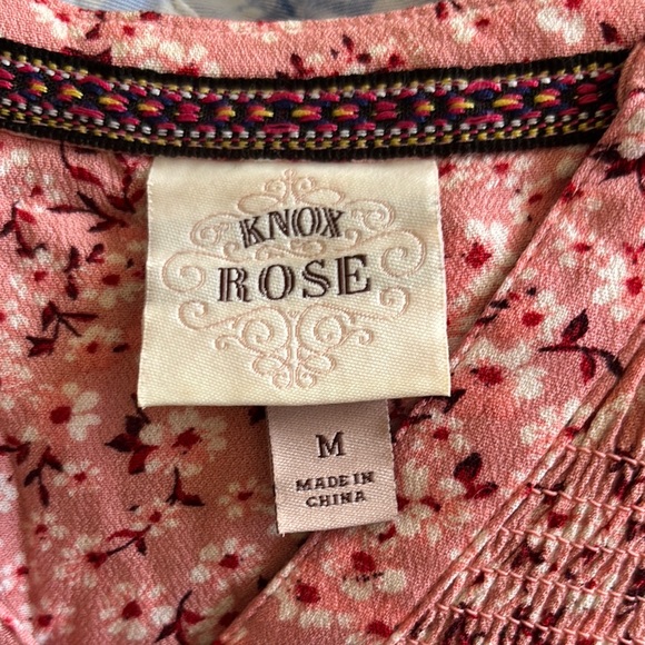 Knox Rose Pink Bell Sleeve Blouse - Picture 2 of 2